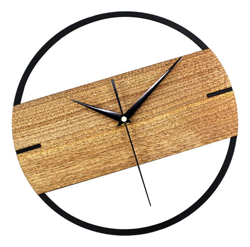 Reloj De Pared Moderno De Madera 30 - Silent On