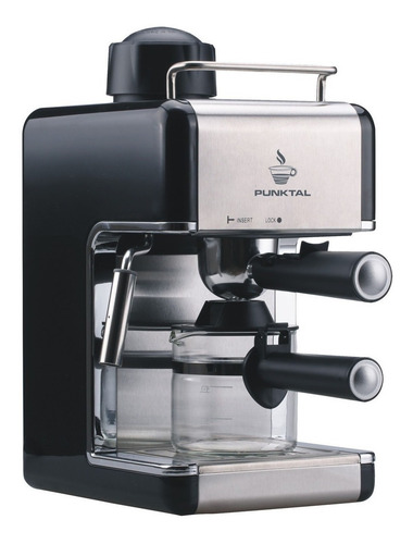 Imagen 2 de 3 de Cafetera Punktal PK-C103 CAF automática negra y plateada expreso 220V - 240V