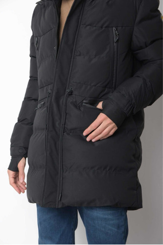 Imagen 7 de 10 de Campera Puffer Larga Inflable Impermeable Mujer The Big Shop