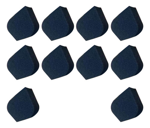 10 Peças Esponjas De Pintura Corporal Lágrimas Negras
