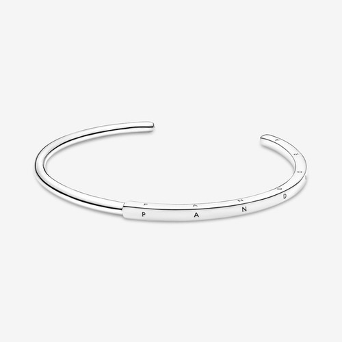 Imagen 1 de 5 de Pulsera Rigida Pandora Signature ( Kit De Regalo )