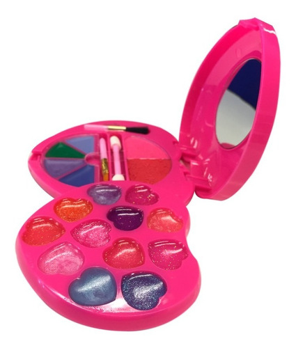 Set De Maquillaje Infantil C/espejo Y Accesorios Ak33040