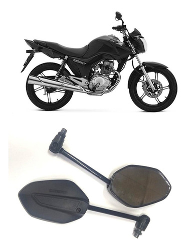 Espejos Modelo Mini Retractil Moto Honda Titan 150 Pro Tork