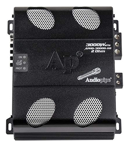 Audiopipe Aphd3000dh2 Clase D Amplificador De Alta Potencia