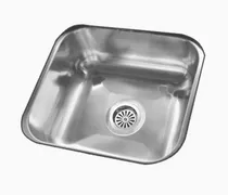Comprar Bachas Cocina Johnson Pileta Simple E28 Acero 34x28.5x15