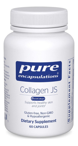 Colágeno Js Pure Encapsulations 60 Cápsulas