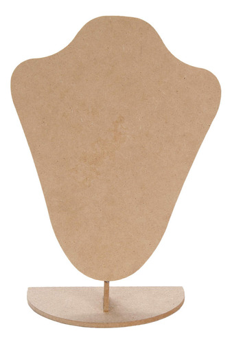 Exhibidor Cuello Para Aretes Collares Bisuteria Etc 27cm Mdf