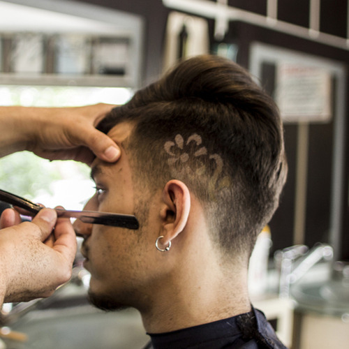 Plantillas De Tatuaje Para Cortes De Pelo, 25 Hojas, Varias