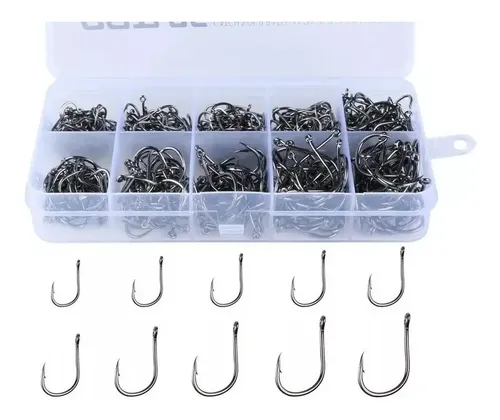 Kit de Anzóis Aço Carbono