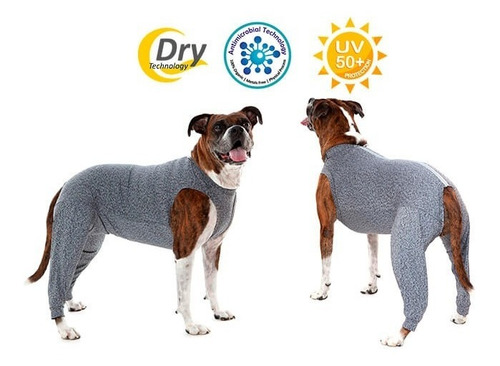 Imagem 5 de 8 de Roupa Pós Cirúrgica Pet Membros Posteriores - Nº13 Ao Nº15