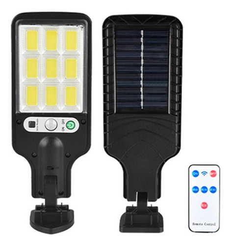 Mini Lámpara Led Con Poste Solar, Sensor De Pared, 108 Cob,
