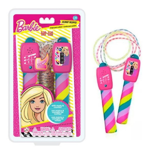 Soga De Saltar Barbie Contador Y Musica Intek - Mundo Manias