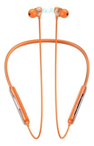 Hoco Es65 Audífonos Tipo Collar Hoco Bt 5.3 30h Batería Color Naranja