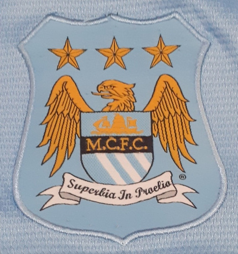 Camisa Manchester City 2014 Kun Aguero Original De Jogo Mca