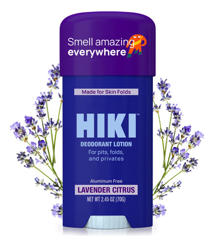 Hiki Crema Desodorante Para Todo El Cuerpo Para Axilas, Plie