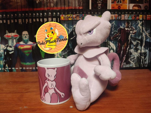 Imagen 2 de 2 de Peluche Pokemon Mewtwo Promo Más Taza