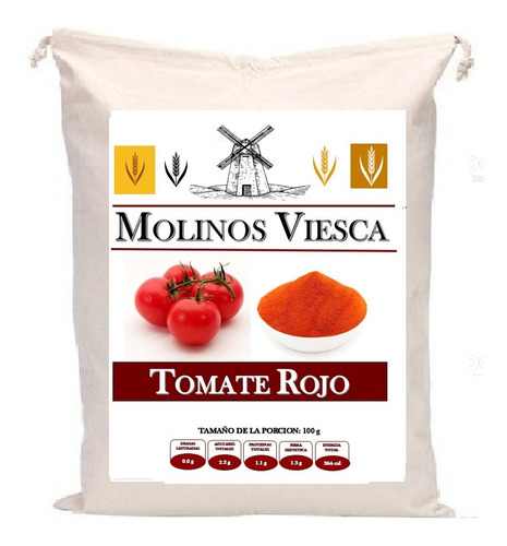 10 Kg Jitomate Deshidratado Molido Tomate Rojo En Polvo 