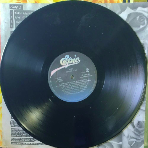 Lp Dead Or Alive Nude 1989 Com Encarte (Usado)