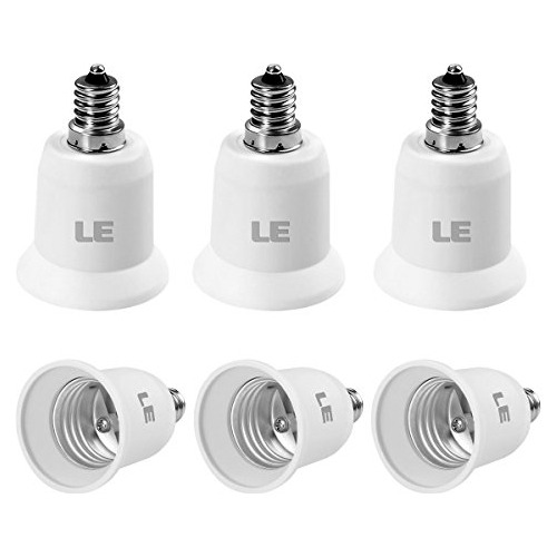 Le E12 To E26 Light Socket Adapter, Bulb Base Converter...