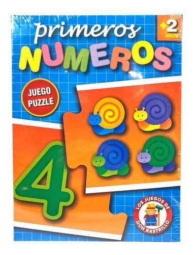 Don Rastrillo Primeros Numeros Juego Didactico Puzzle Ruibal