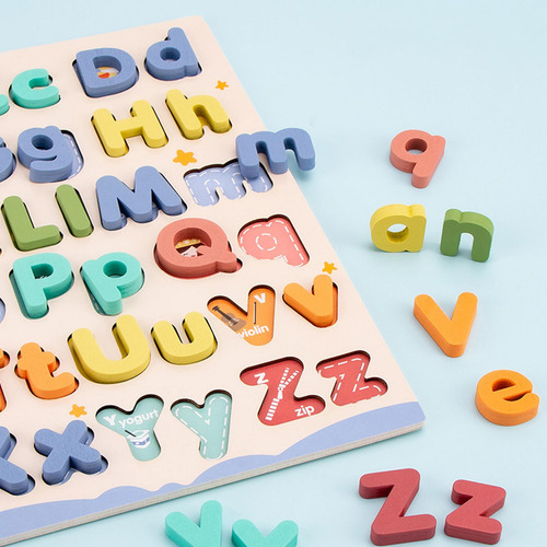 Juego Educativo De Madera Del Rompecabezas Del Abc Del