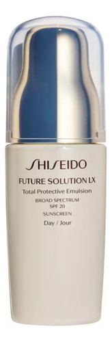 Shiseido Emulsão Hidrat Future Solution Lx Total Prot Fps 20 Tipo de pele Normal Volume da unidade 75 mL
