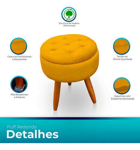 Kit de 2 bollos redondos con texto para sala de estar y dormitorio, terciopelo amarillo