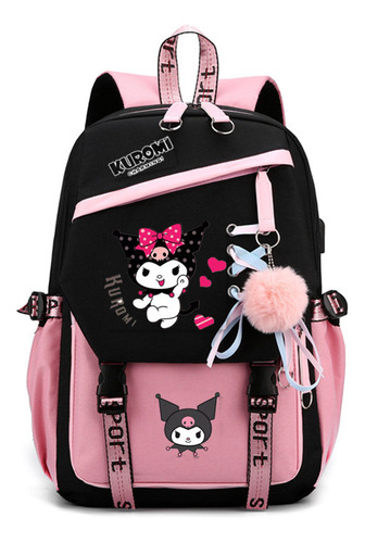 School Backpack Fantasy Magic Kuromi Student Large Capacity