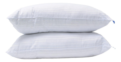 Pack 4 Almohadas Hotelera Ks Microgel Deluxe Color Blanco