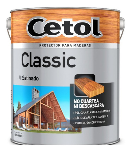 Cetol Classic Protector De Maderas Satinado 1l