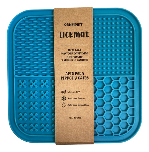 Lickmat 20x20cm Para Perros/gatos (comedero Lento) - Colores