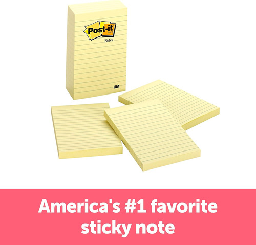 Post-it Pop-up Notes 4x6 In, 5 Pads, America's #1 Favorit...