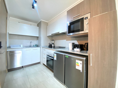 Arriendo Amoblado Depto Costa De Montemar 2d-1b/ Concón