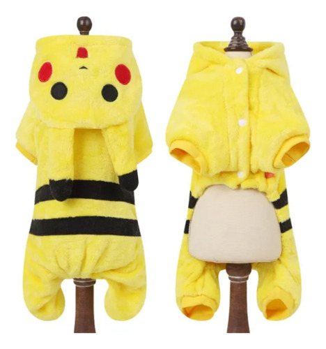 Disfraz Para Mascota De Pikachu Perro Talla S