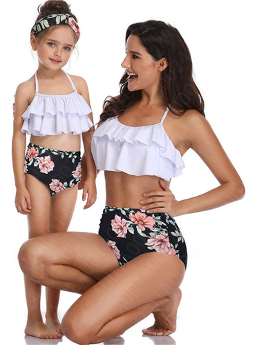 Conjunto De Bikini De Verano Para Bebés /niñas Y Mujer