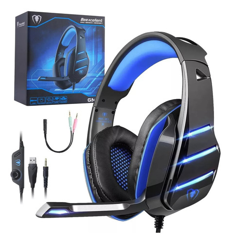 Audífonos Gamer Con Micrófono Para Ps4 Xbox One Pc- Beexcellent GM-3