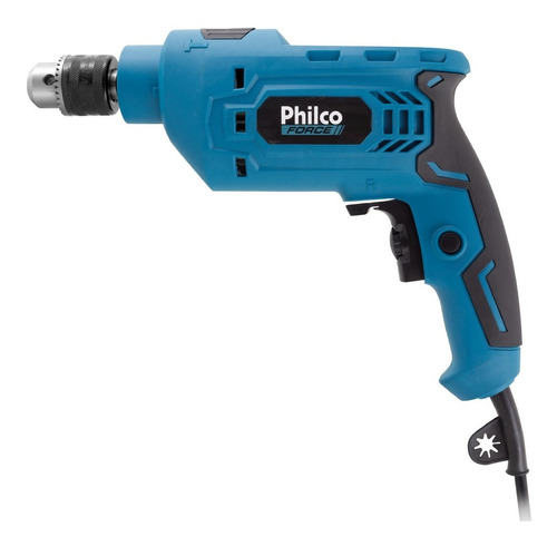 Furadeira Force Com Maleta 99 Acessórios Pfu03mf Philco 220v Cor Azul-turquesa Frequência 60