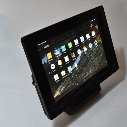 Tabcare Fire Hd Kit Antirrobo Para Kiosk Po Store Show Negro