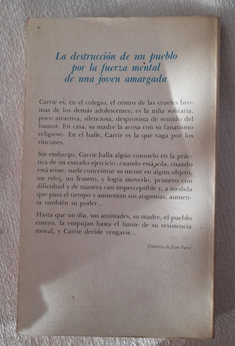 Carrie - Stephen King - Editorial Pomaire