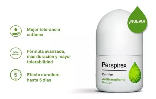Perspirex Comfort - Antitranspirante para sudoración leve