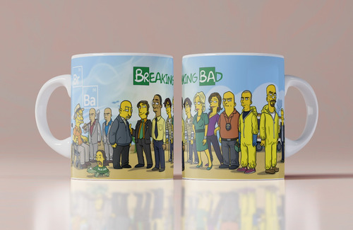 Taza Sublimada Simpsons Breaking Bad 5