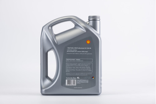 Imagen 5 de 11 de Aceite Shell Helix Hx8 Pro Av 5w40 Vw Fox X 4 Litros.