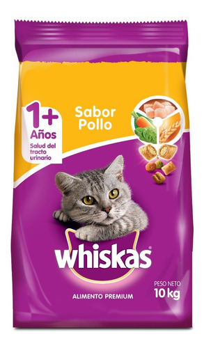 Imagen 2 de 10 de Whiskas Combo Alimento Seco Pollo Y Humedo Mix Gato Adulto