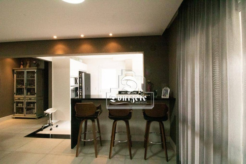 Apartamento Com 3 Dormitórios À Venda, 150 M² Por R$ 1.625.000,00 - Jardim Bela Vista - Santo André/sp - Ap14089