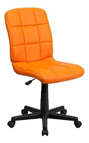 Muebles Flash Con Respaldo Medio Naranja Acolchado De Vinilo