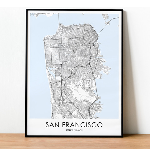 Mapa Ciudad De San Francisco