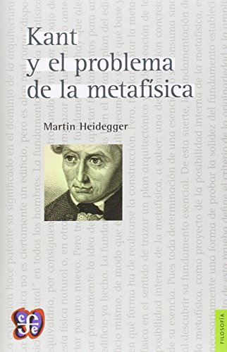 Libro Kant Y El Problema De La Metafísica De Martin Heidegge