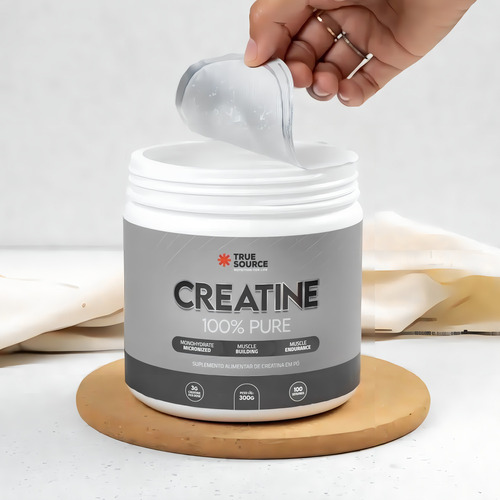 Suplemento True Source Creatina Sabor Sem Sabor De 300g 3 Kits