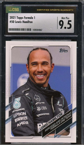 Tarjeta Lewis Hamilton 2021 Top Formula 1 Racing Card 50 Gra