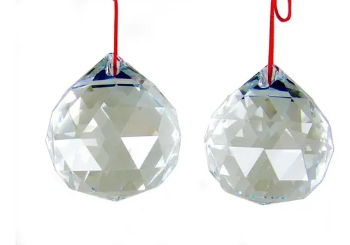 Bola De Cristal Transparente Feng Shui X 2